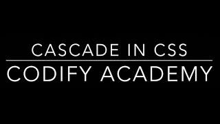 What does Cascade in Cascading Style Sheets mean, and why is it important to us front-end developers