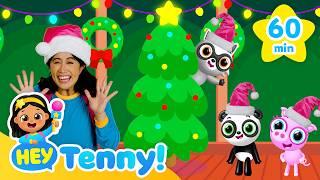 Deck the Halls + More Nursery Rhymes | Christmas Song for Kids | Kids Songs | Hey Tenny!