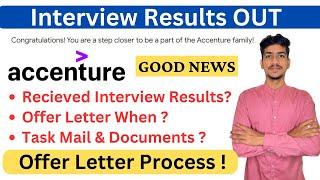 Accenture Interview Results 2024 | Accenture Offer Letter 2024 | Accenture Rejection Mail 2024