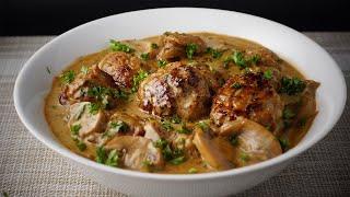 SAUCE PA LANG, MAPAPARAMI KA TALAGA NG KAIN SA JUICY PORK MEATBALLS AND MUSHROOM IN CREAMY SAUCE!!!