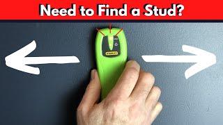 How to Use a Stud Finder | Finding Studs for Hanging Pictures, TVs, Cabinets