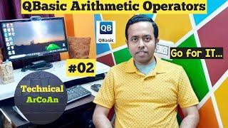 QBasic Arithmetic Operators (Part-2) | Operators in QBasic | QBasic 1.1 IDE | QBasic Tutorial