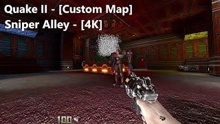 Quake II - Map: #001 - Sniper Alley - [4K] - [100% Secrets]