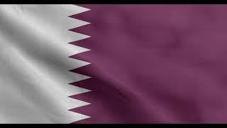 Qatar waving flag 4k loop free download