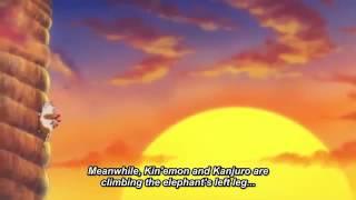 One piece--Kinemon, Kajuro And cat Nekozaemon Rain Ruption--Funny moment--ENG SUB