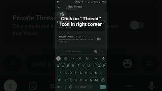 How to createThreads in Discord Mobile #roduz #discord #threads #thread  #how #howto