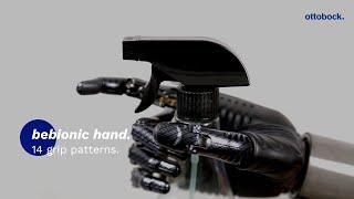 bebionic hand - 14 grip patterns | Ottobock Professionals