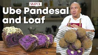 Easy Ube Pandesal and Loaf Recipe