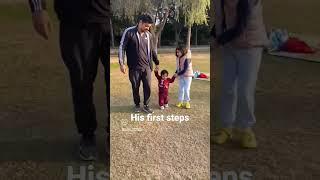 His first steps #shorts #short #kids #step #funny