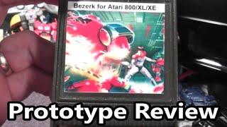 Berzerk Prototype Atari 8 Bit 400 800 XL XE Review - The No Swear Gamer Ep 619