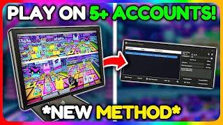 How to Play on Multiple ROBLOX Accounts!  (NEW METHOD)