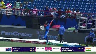 Watch : Axar Patel Brilliant Catch to Dismiss M Marsh today | Axar Patel Catch Today's Match