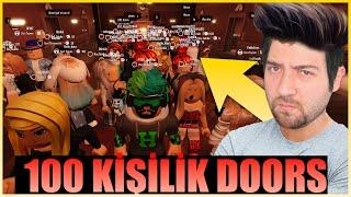 DOORS AMA 100 KİŞİLİK | ROBLOX DOORS TÜRKÇE | HAN KANAL KÜBRA NİSA PRATİK OYUN