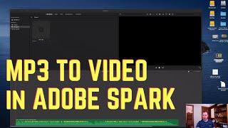 How to Convert Mp3 to Video for Youtube [PC and Mac Adobe Spark Tutorial]