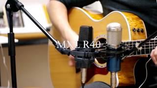 Mic Comparison - AKG C414b-uls vs MXL R40