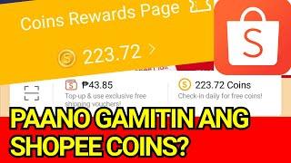 SHOPEE COINS? PAANO GAMITIN ANG SHOPEE COINS