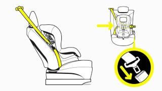 Правильное крепление детского автокресла 9-18 кг