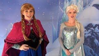 Anna and Elsa from FROZEN - First Public Meet & Greet Appearance, at Disney's Hollywood Studios