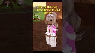 When Someone Asks If I have Brown Horses! #horseliferoblox #horselife #sonarstudios