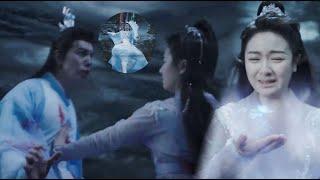 Ye Tan pushes You Qin away from the ruins, and finally decides to die with her sister Hua Ling