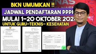 PENGUMUMAN RESMI ‼️ PENDAFTARAN PPPK MULAI 1-20 OKTOBER UNTUK GURU TEKNIS DAN KESEHATAN ‼️