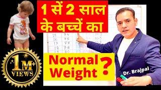 क्या आपके बच्चे का Weight सही है ?  Dr Brajpal | Normal Weight of 1 to 2 Years Kids |