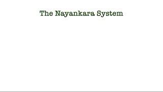 The Nayankara system of Vijayanagar Empire