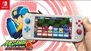 Mega Man Battle Network Legacy Collection Vol 1 | Nintendo Switch Lite Gameplay