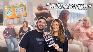 TELLING OUR FAMILY WE'RE PREGNANT! *amazing reactions*