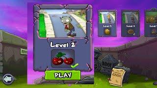 PLANTS VS ZOMBIES - DAY level 2 - ADVENTURE 2 - gameplay