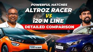 எப்படி இருக்கு? Watch The Altroz Racer Go Head-to-head With I20 N-line In This Thrilling Comparison!