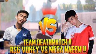 First Time!! Rsg Vokey 3 Fingers VS Mega Naeem 5 Fingers Team Deathmatch | Pubg Mobile