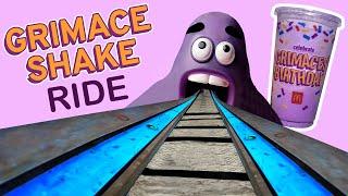 Is the Grimace Shake Roller Coaster making you DIZZY!!