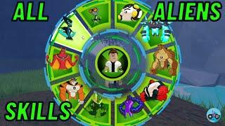 Ben 10 x Roblox - ALL Aliens & Skills Guide - Super Hero Time