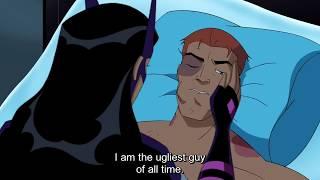 Huntress and The Question - "I'm the Ugliest Guy of All Time" Scene from Justice League Unlimited