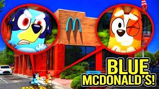 DRONE CATCHES BLUEY AT BLUE MCDONALD'S IN REAL LIFE!! (HE ATTACKED BINGO)