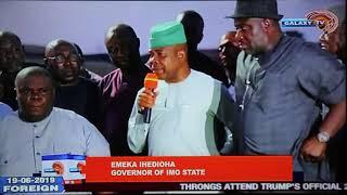 See why governor Ihedioha shutdown Orji flyover built by Okorocha!