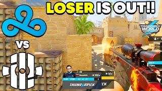 LOSER IS OUT!! - Cloud9 vs Insilio - HIGHLIGHTS - Thunderpick World Championship 2024 | CS2