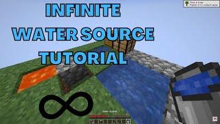 How to Make an Infinite Water Source in Minecraft Skyblock