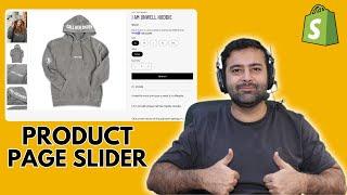How to Create a Product Images Slider on Dawn Theme | No Apps or Subscription | Shopify