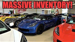 Corvette World is back with a MASSIVE Inventory of C6-C8!