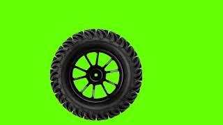 Round wheel green screen video no copy right