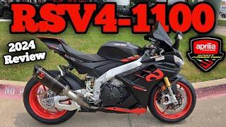 2024 Aprilia RSV4-1100 Ride & Review  | 217Hp Italian Beast #review #aprilia #rsv4