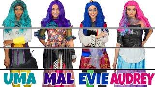 DESCENDANTS 3 CLOTHING SWITCH UP HACKS with Mal, Evie, Audrey and Uma. Totally TV.