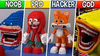 LEGO ALL Characters & ALL Forms in Shin Sonic Tapes (COLLECTION #6) : Noob, Pro, HACKER! / (Sonic)