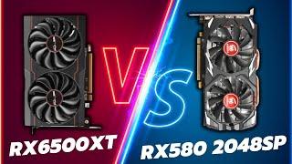 |RX 6500xt 4gb Pulse| vs| RX 580 2048sp Veineda| Testes comparativo em varios Games