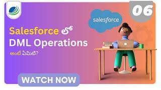 DML operations | Salesforce | Development | Apex | Sfdc Telugu