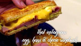 The Instagram Egg, Ham, & Cheese Sandwich