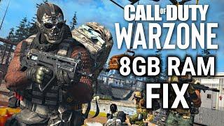 How To Fix Call Of Duty Warzone stuttering/ FPS Drops On 8GB Ram | Q&A