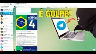 É Golpe! Grupos de Tarefas | Canal de Empregos do Telegram